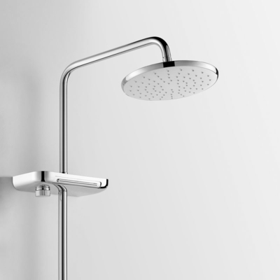 Wall Mounted Thermostatic Hand Shower Mixer Set Chrome Shower System