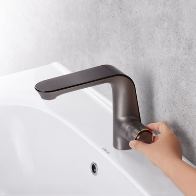 180mm Height Brass Hot Cold Water Basin Faucet For Home Bathroom