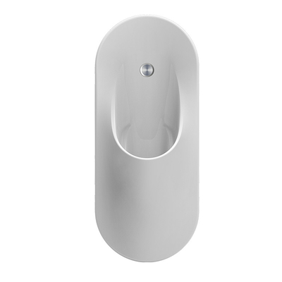 Back Water Inlet Wall Hung Urinal , White Glazed Auto Flush Cistern
