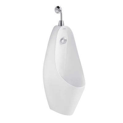 Ceram Glazed Single Wall Mounted Urinal Top Water Inlet For Male WC