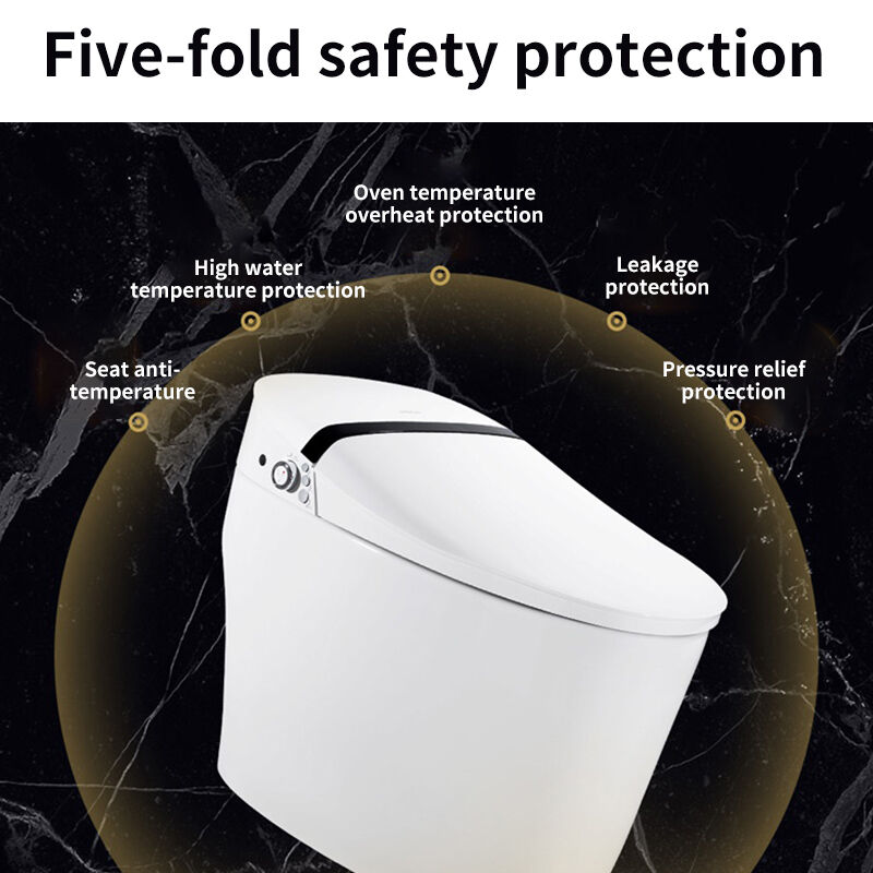 ARROW ST-8004 Pressure-Assist Tankless Smart Toilet | Low Water Pressure Solution for High-Rise Buildings & Old Plumbing Systems